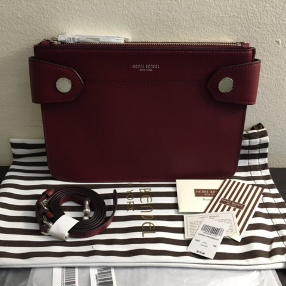 Henri Bendel Divine Crossbody Purse - Oxblood - NWT